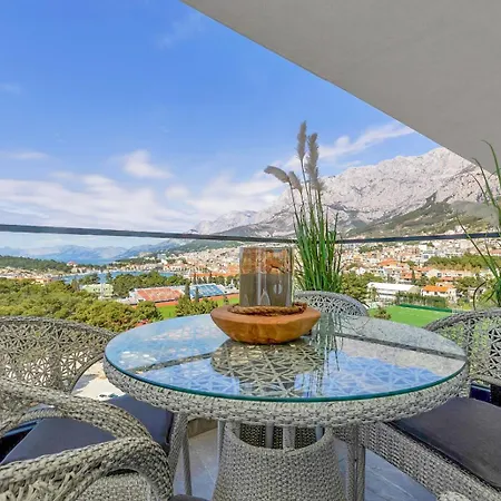 Luxury Sea View With Pool 아파트 마카르스카